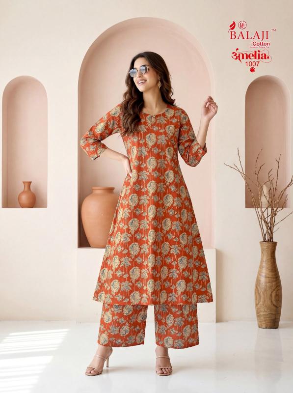 Balaji amelia vol-1 sleeveless coord set clothing wholesalers in india